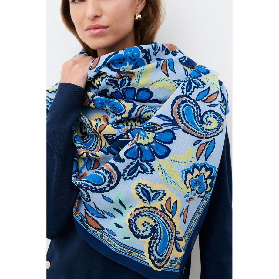 Caroll Foulard à motif cachemire  