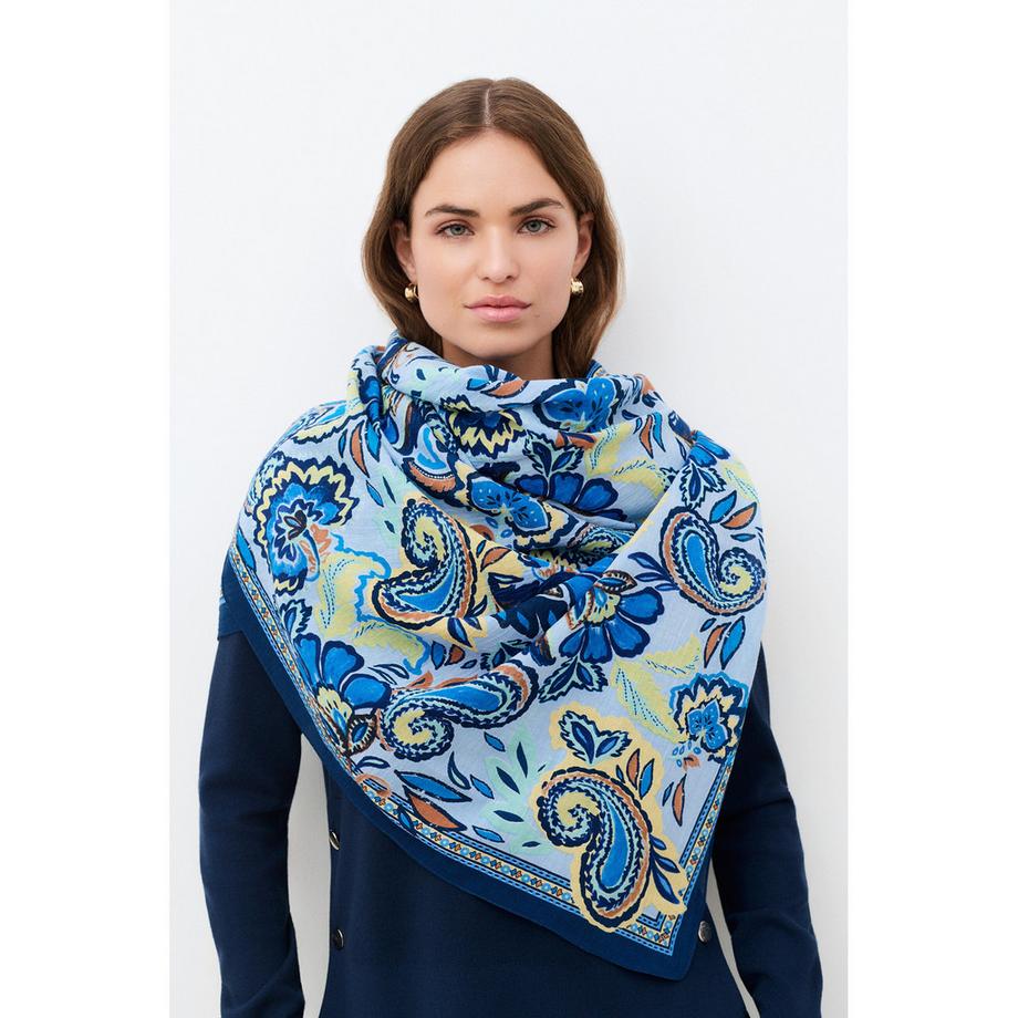 Caroll Foulard à motif cachemire  