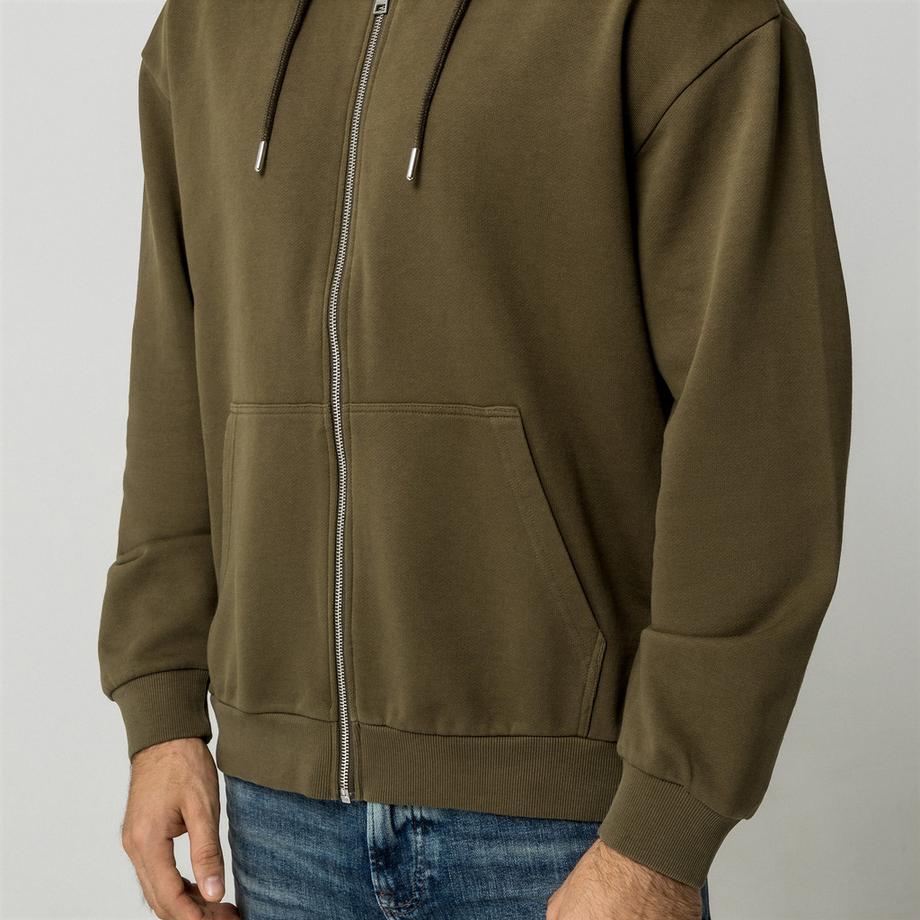 Manor Man Reißverschluss Hoodie  