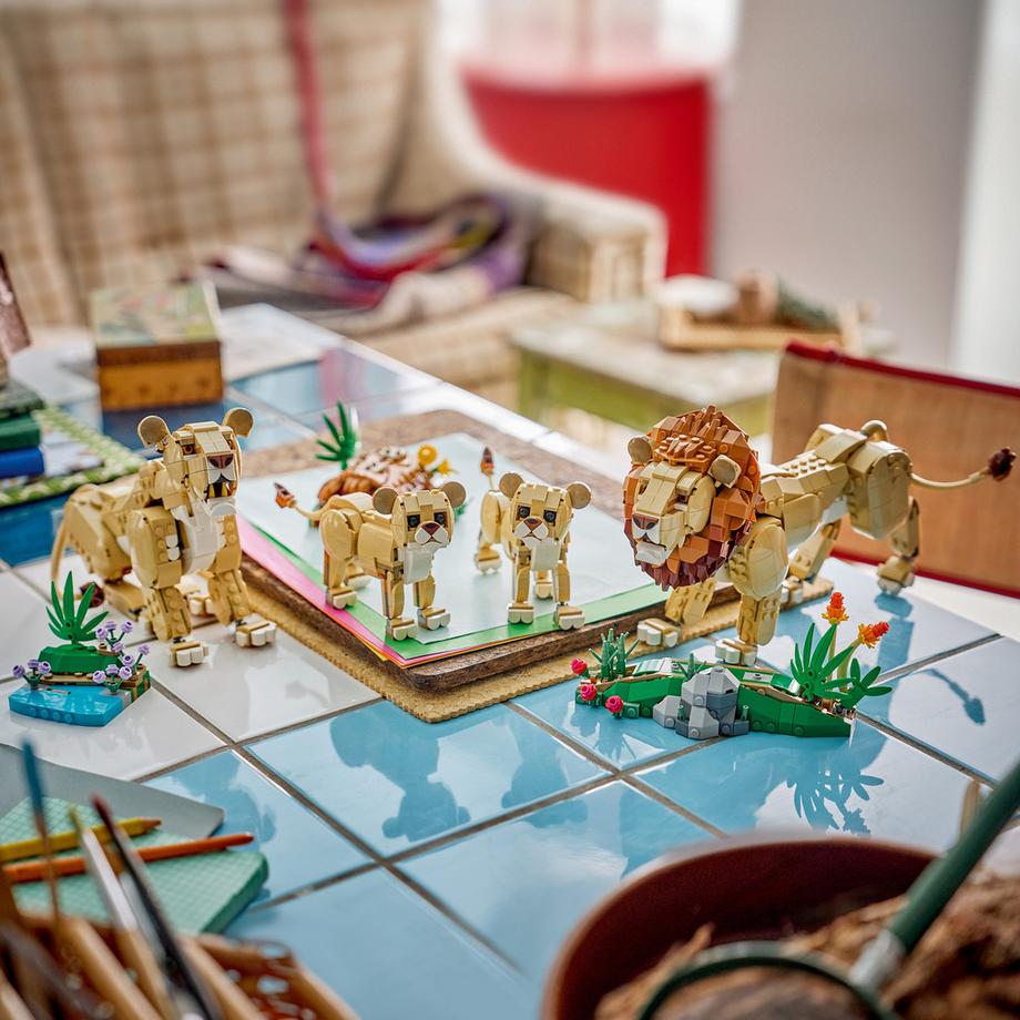 LEGO®  31386 Animaux sauvages : le lion majestueux 