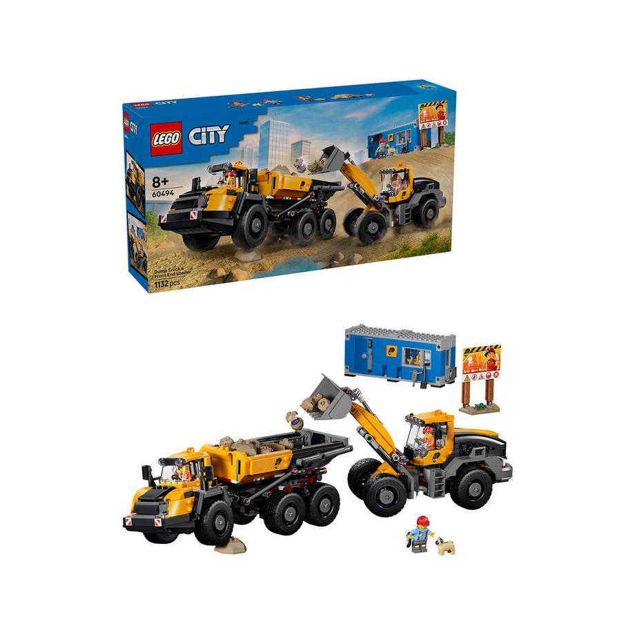 60494 Camion ribaltabile e pala meccanica