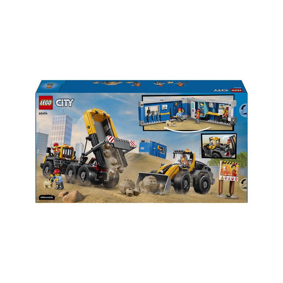LEGO®  60494 Le camion-benne et la chargeuse frontale 