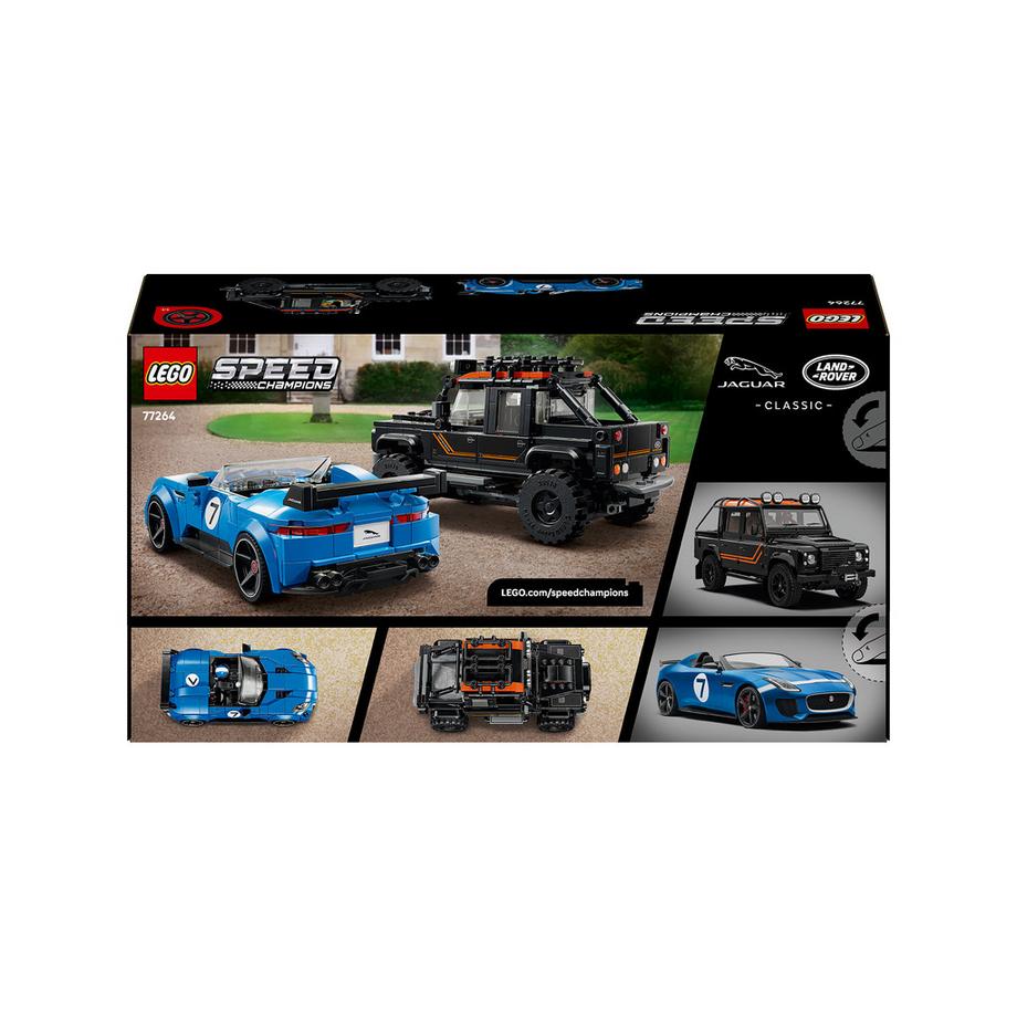 LEGO®  77264 Jaguar Project 7 e Land Rover Defender 