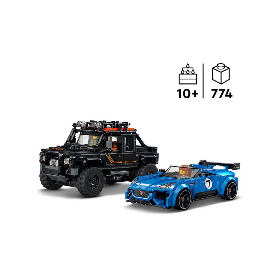 LEGO®  77264 Jaguar Project 7 e Land Rover Defender 