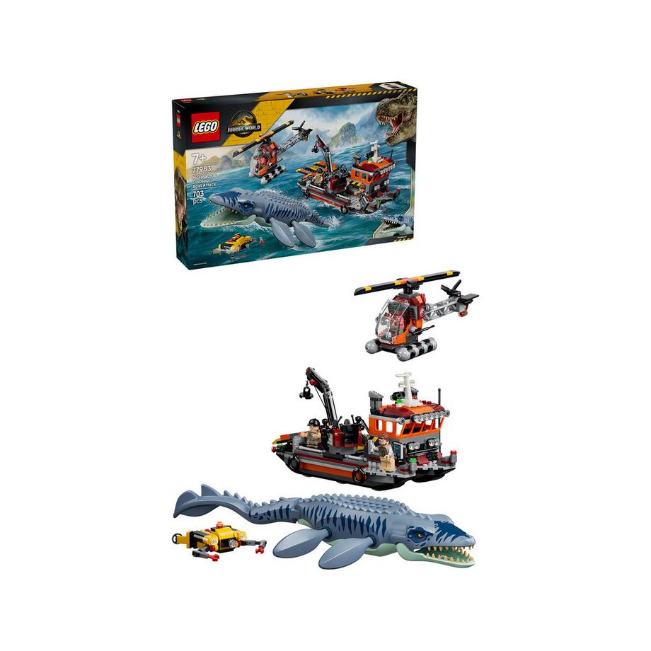 77983 Attacco alla barca del dinosauro Mosasaurus