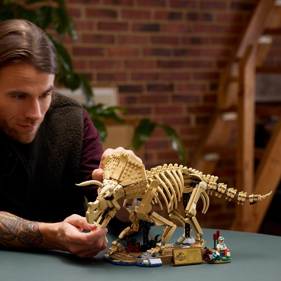 LEGO®  77985 Les fossiles de dinosaure : le tricératops 