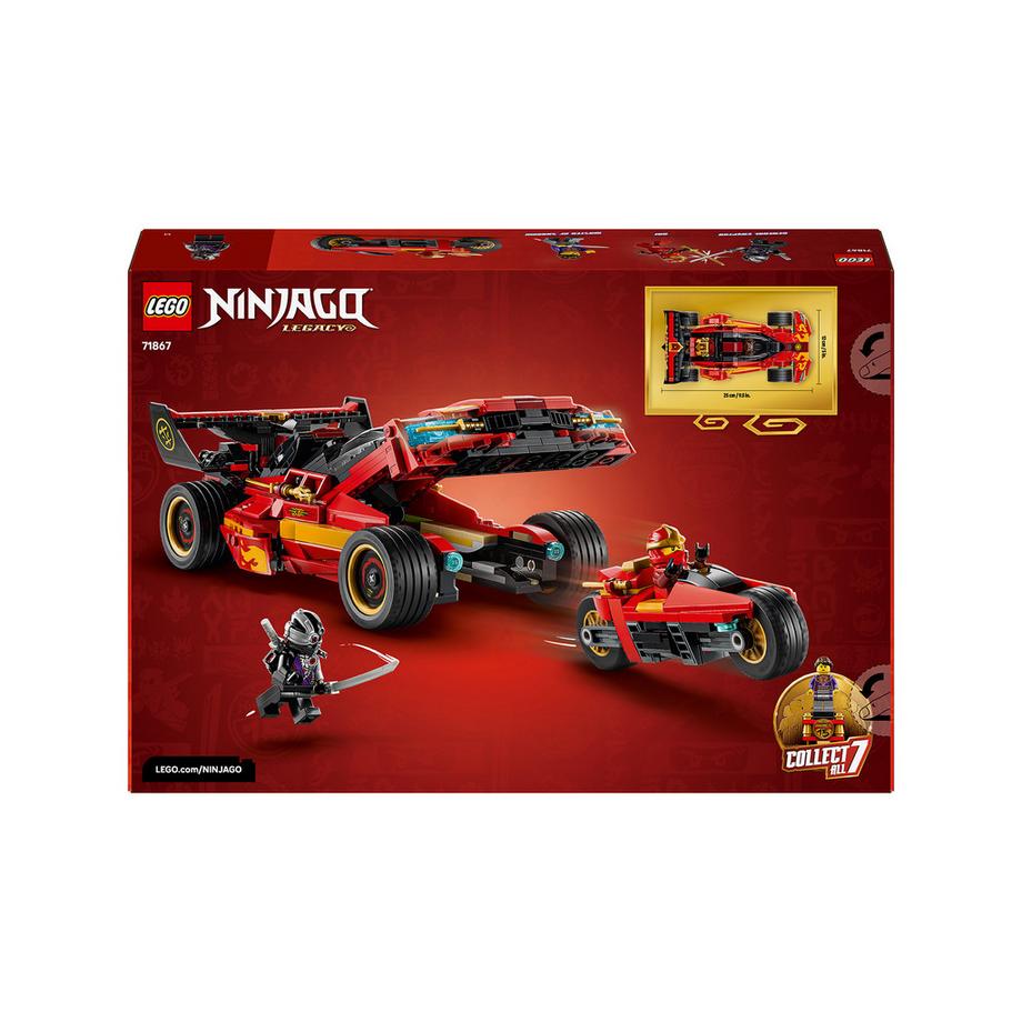 LEGO®  71867 Le chargeur Ninja X-1 : 15e anniversaire 