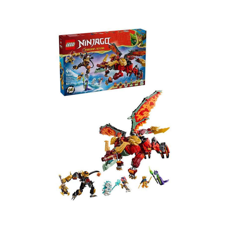 71868 Mech drago mutaforma di Wyldfyre