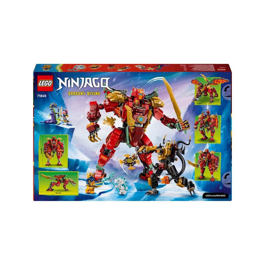 LEGO®  71868 Le robot dragon transformable de Braséra 