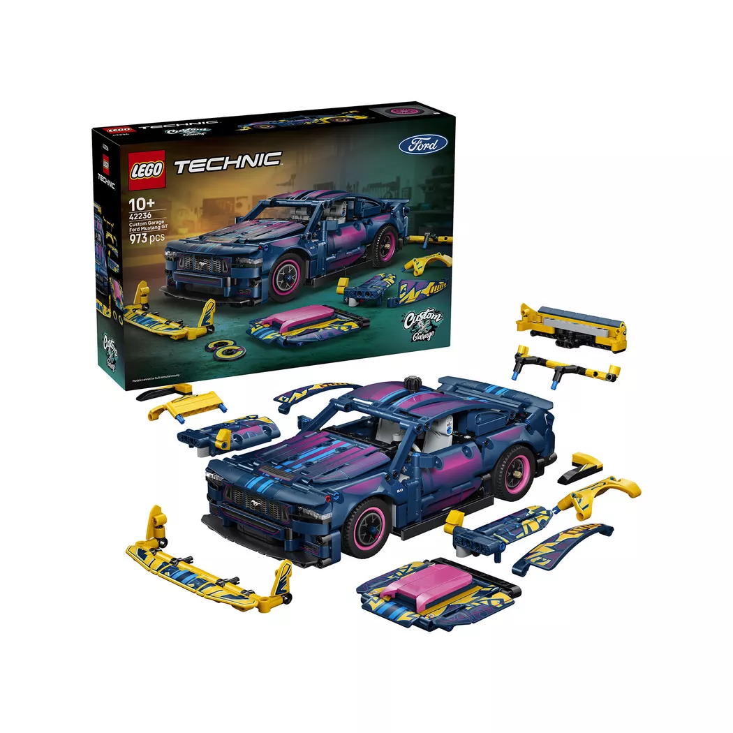 LEGO® - 42236 Ford Mustang GT Auto aus der Tuning-Werkstatt, Multicolor