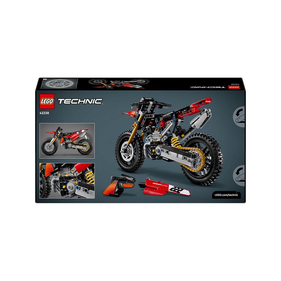 LEGO®  42238 Ducati Desmo450 MX Factory Motorrad 