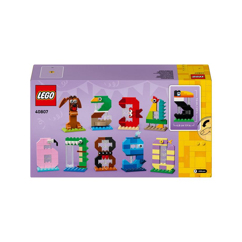 LEGO®  40807 Les chiffres d’anniversaire 