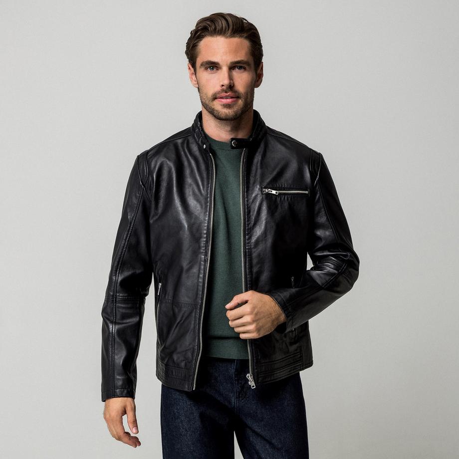 Veste en cuir