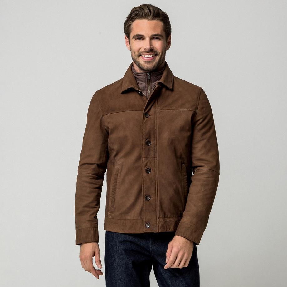 Veste en cuir