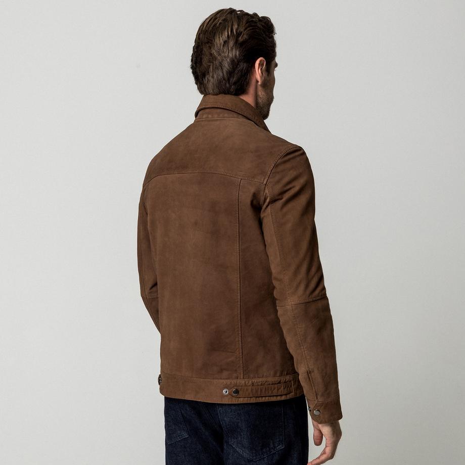 Manor Man Veste en cuir  