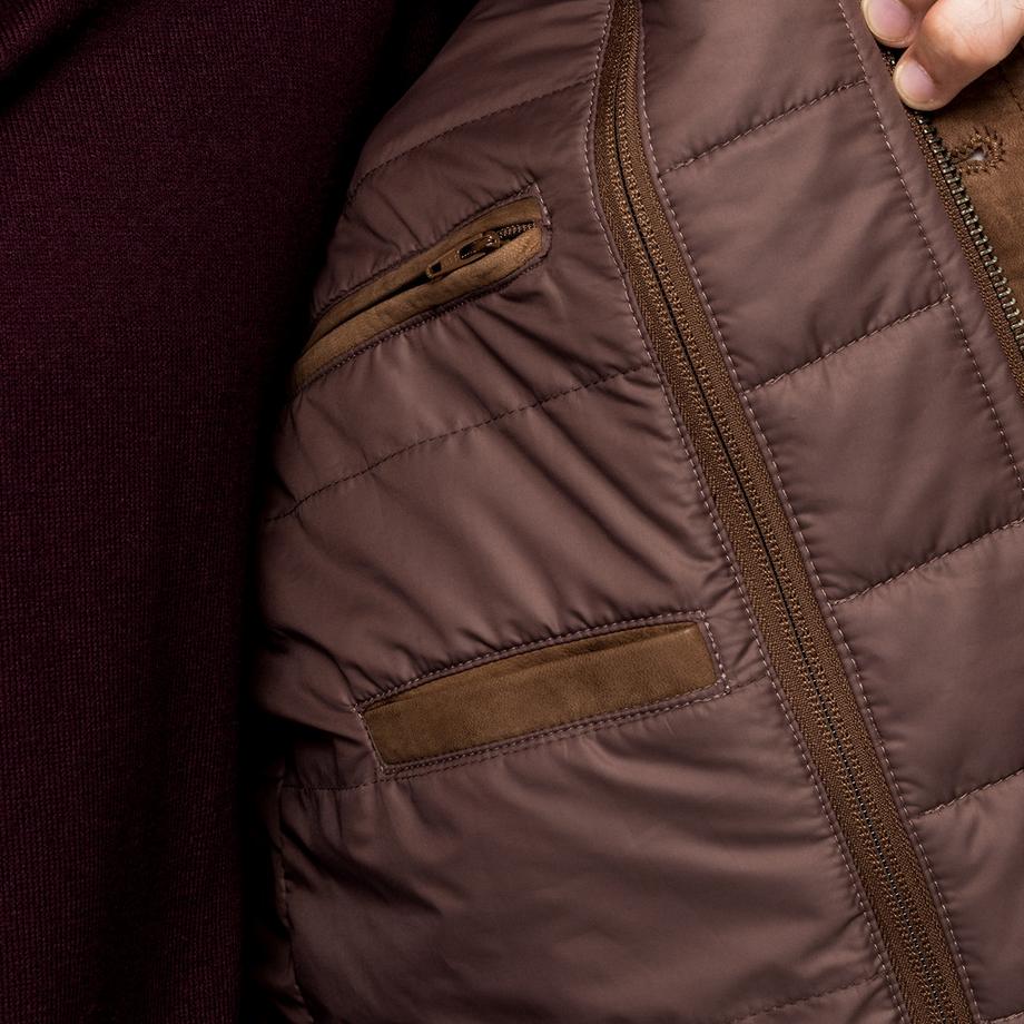 Manor Man Veste en cuir  