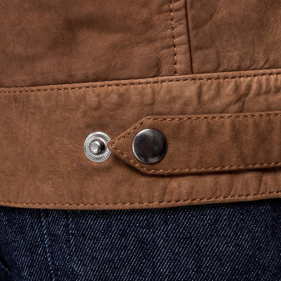 Manor Man Veste en cuir  