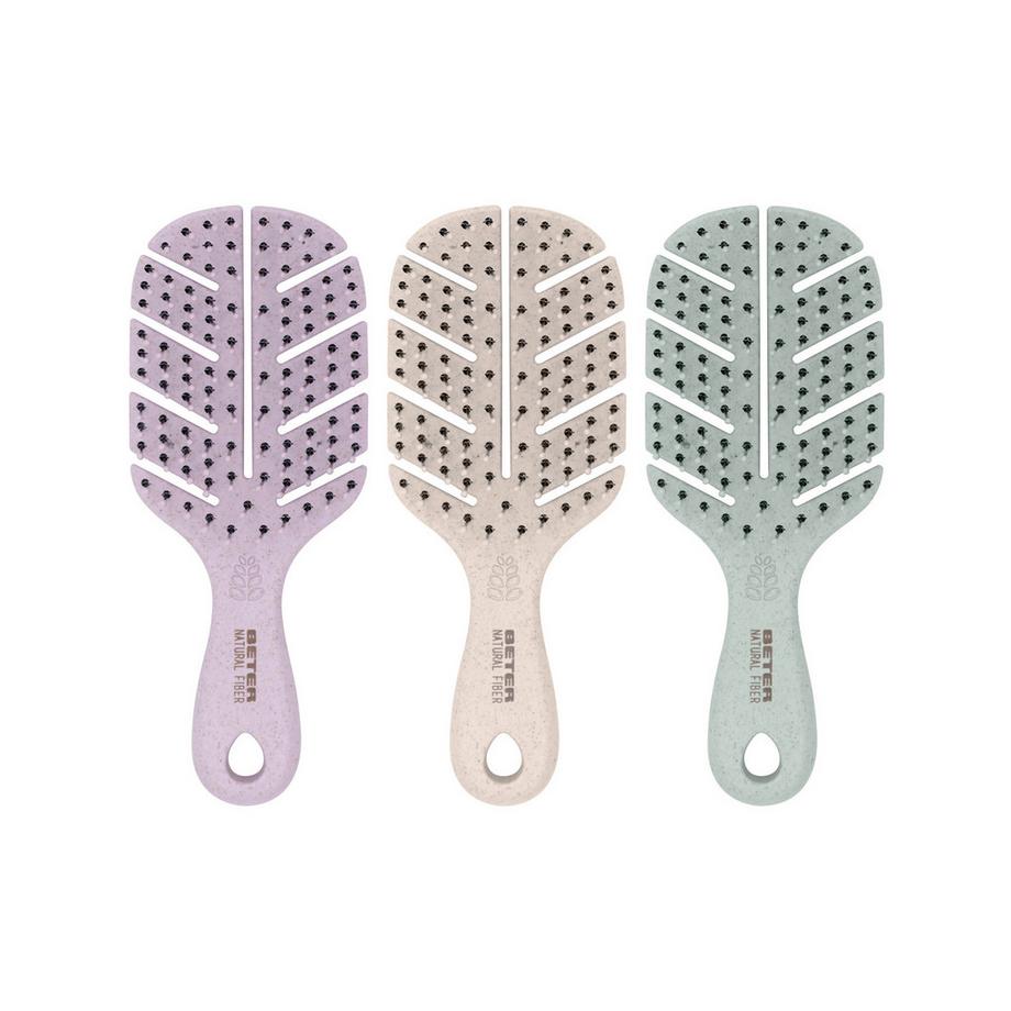 Mini Brosse Démêlante Natural Fiber, assortiment aléatoire
