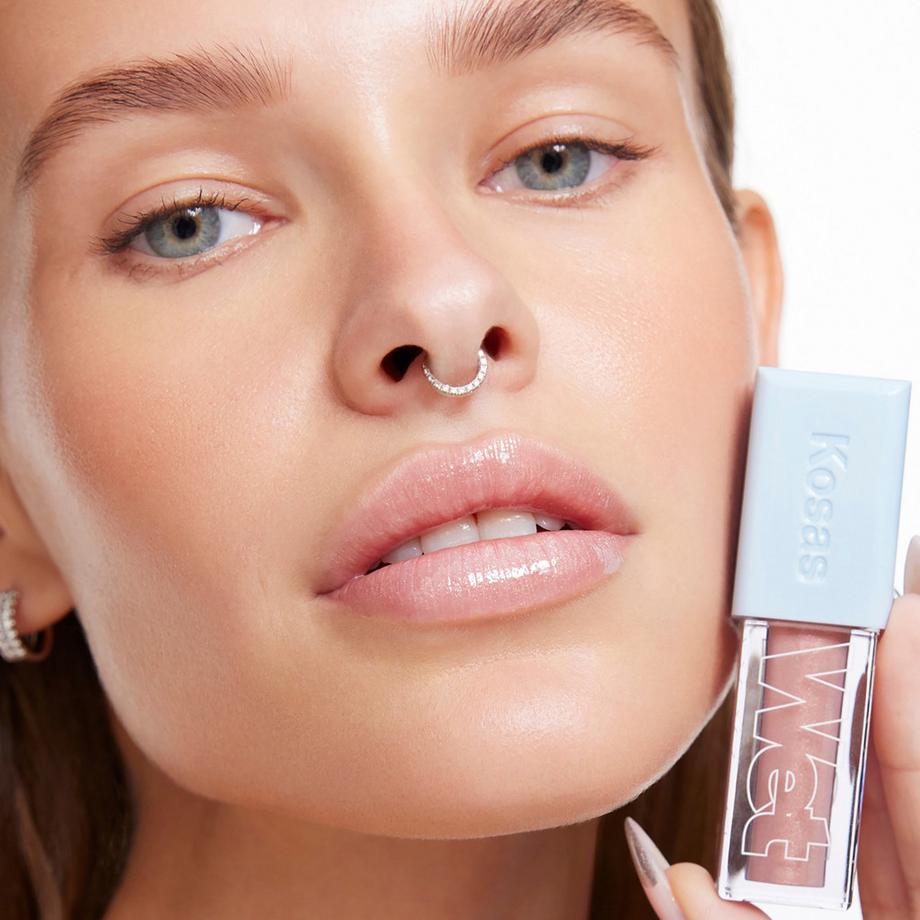 KOSAS  Wet Lip Oil - Gloss repulpant enrichi en peptides 