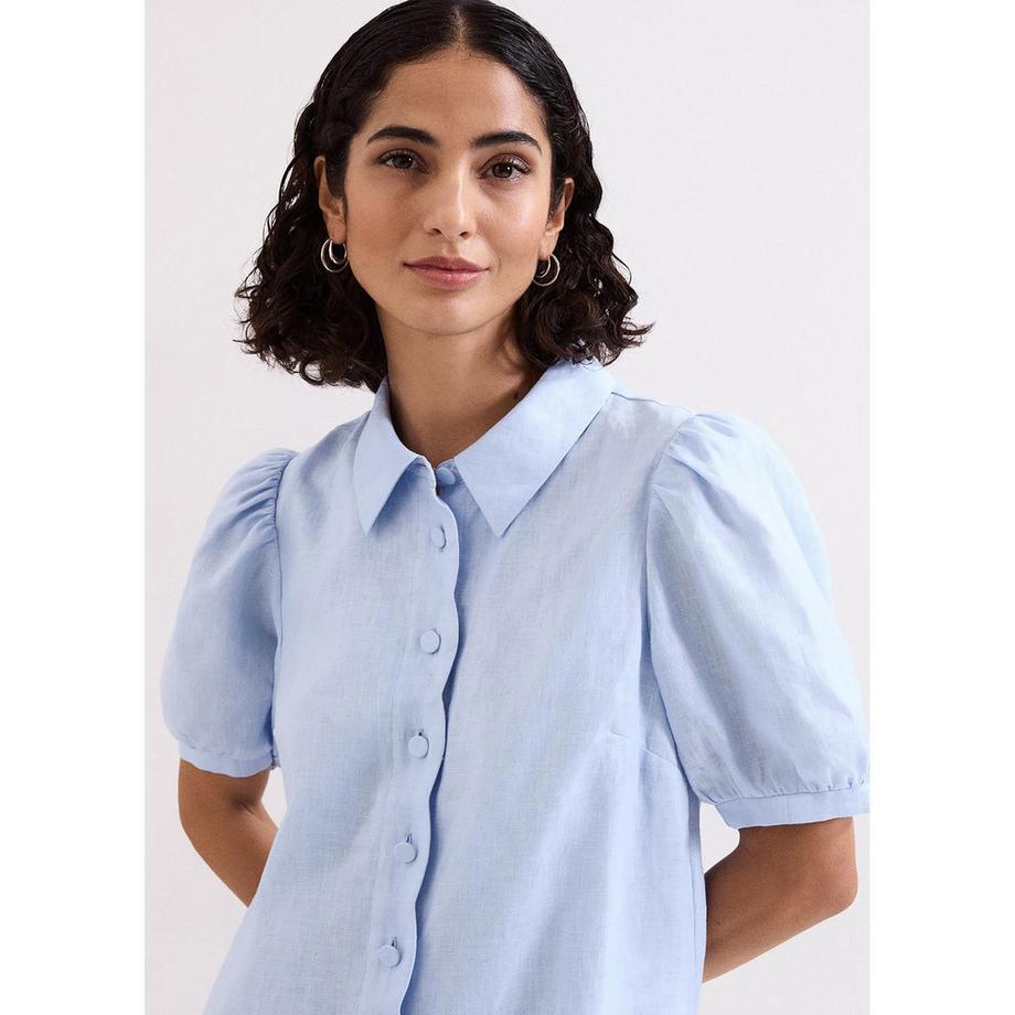 Phase Eight Candice Abito di Lino Maniche Corte  