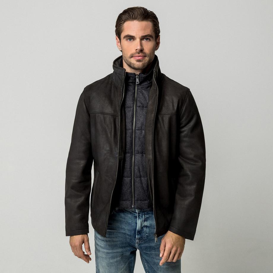 Veste en cuir