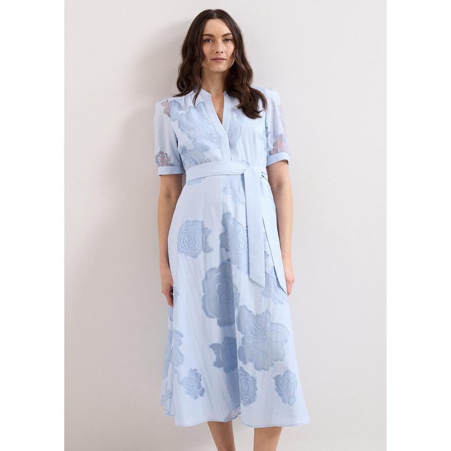 Robe tunique, manches courtes