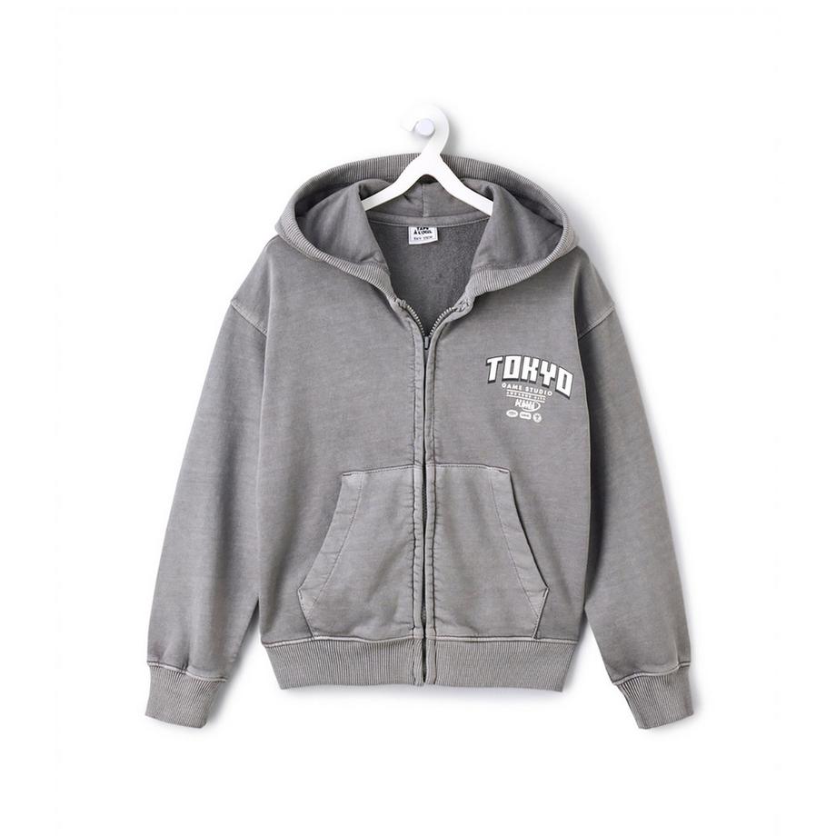 Hoodie, avec fermeture éclair