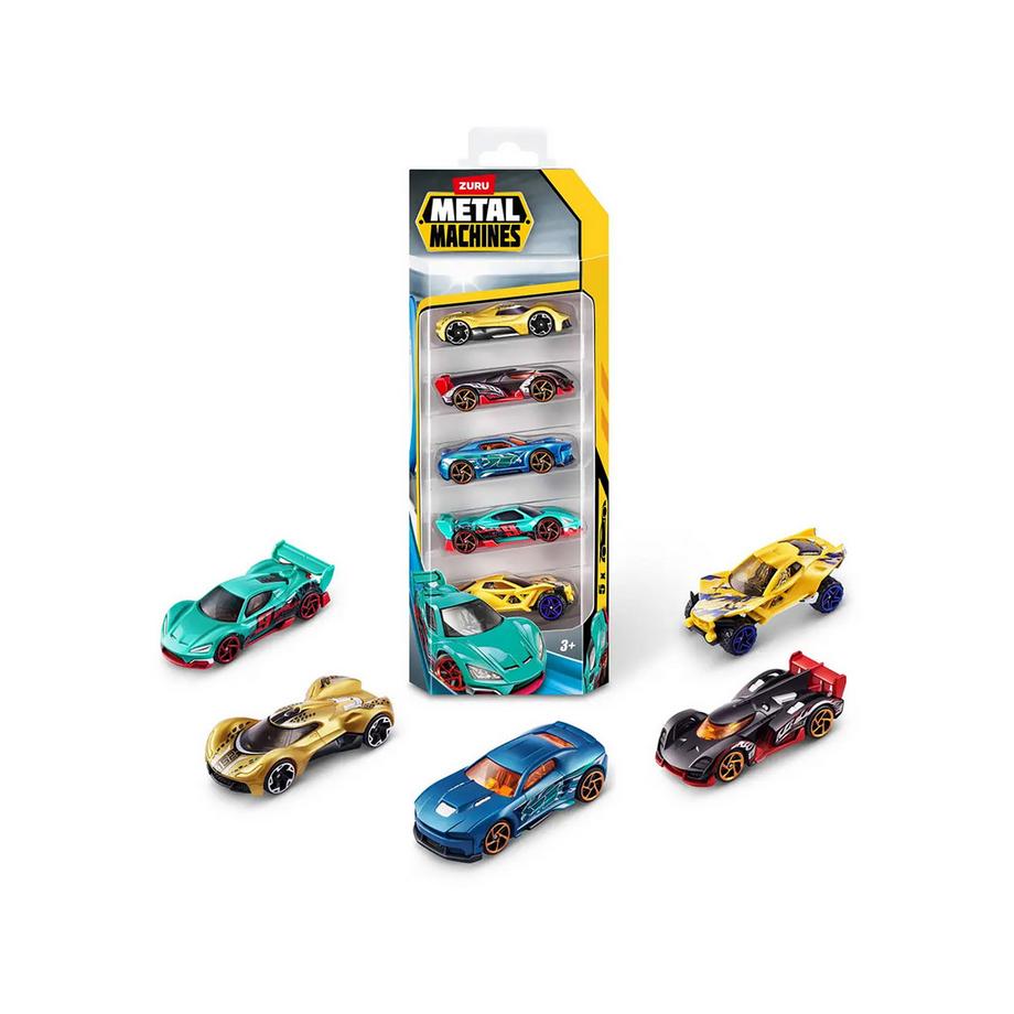 Metal Machines Confezione da 5 auto, selezione casuale