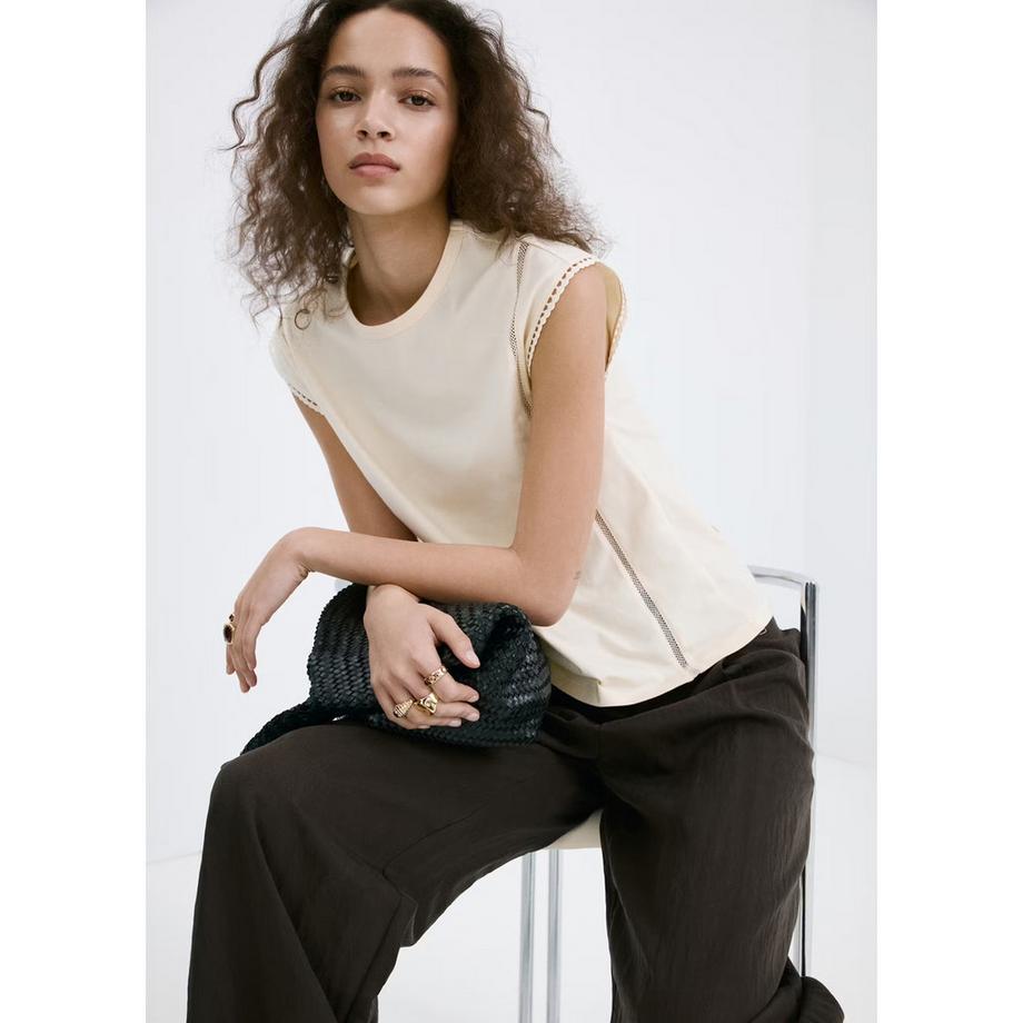 MANGO MAREA T-shirt sans manches avec détails découpés  