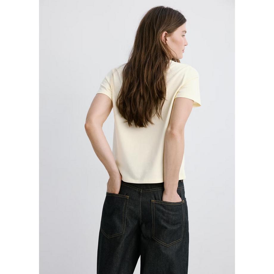 MANGO FLOWI T-shirt brodé à manches courtes  