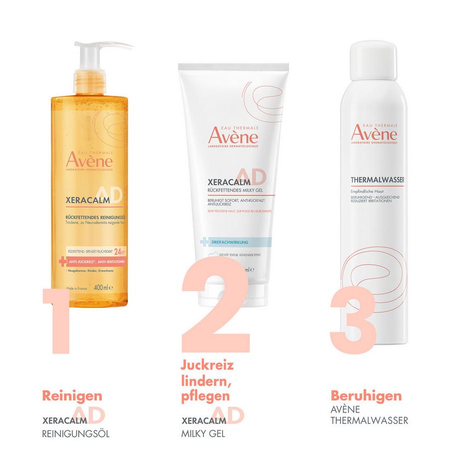Avene  XeraCalm AD Rückfettendes Milky Gel 