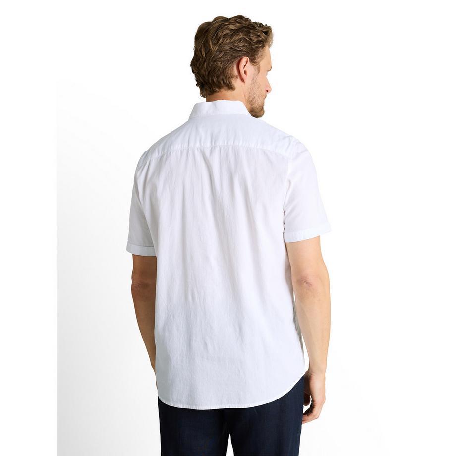 TOM TAILOR Camicia Button Down a Maniche Corte  