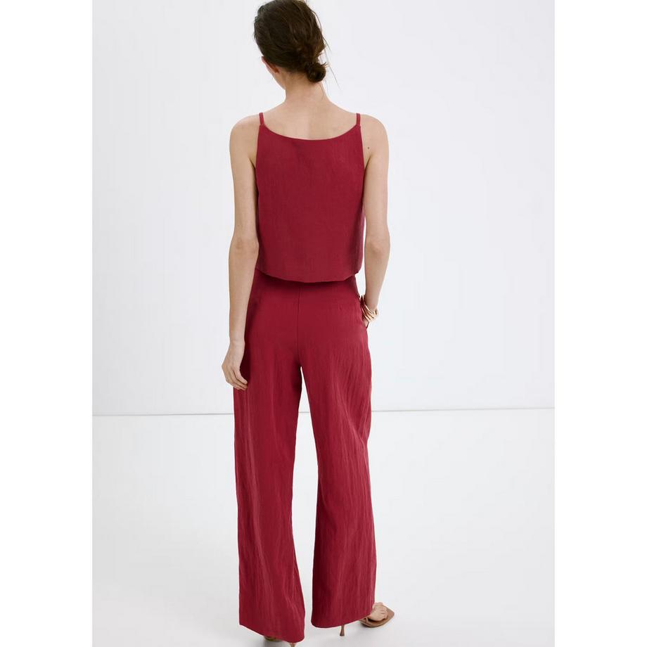 MANGO BONNIE Pantaloni a gamba larga plissettati  
