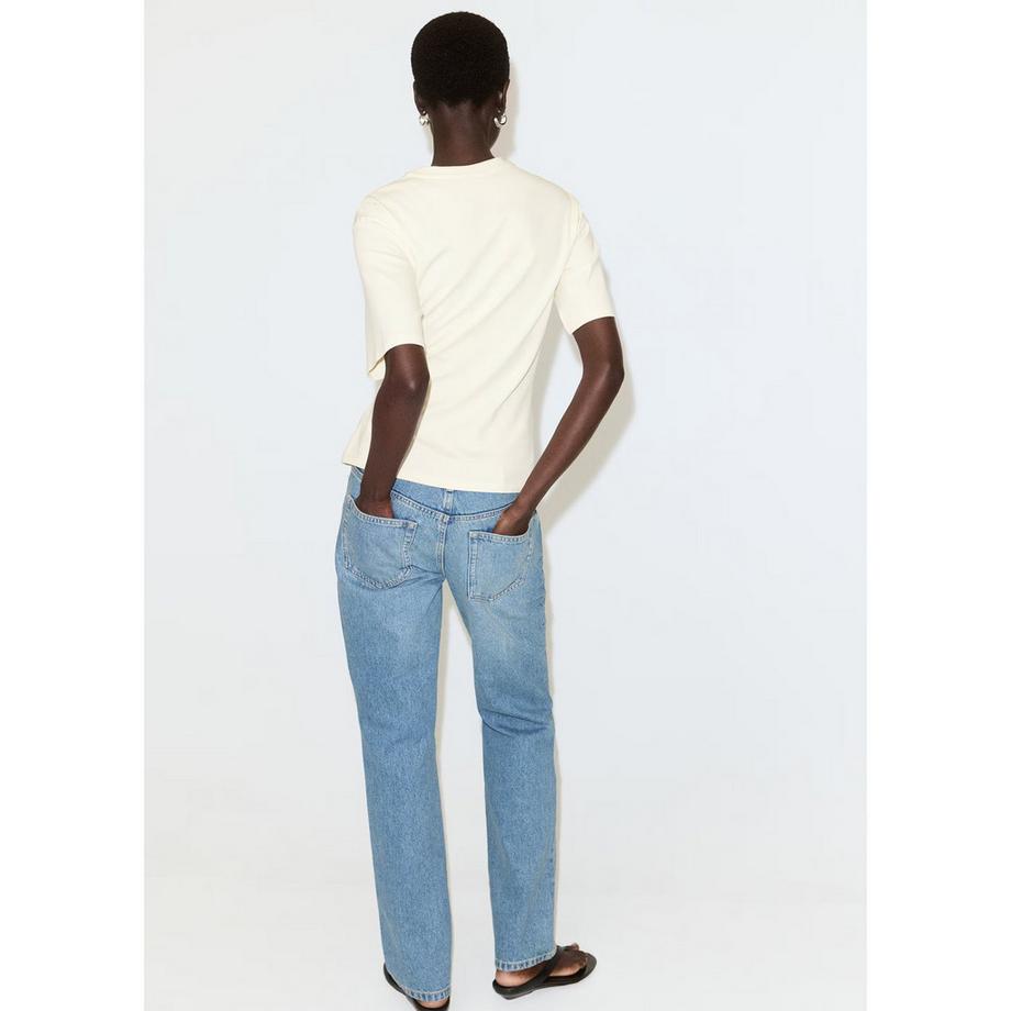 MANGO LAZO T-Shirt Manches Courtes à Nouer Devant  