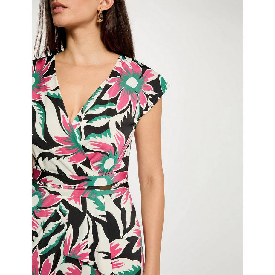 MORGAN Robe portefeuille à imprimé floral  