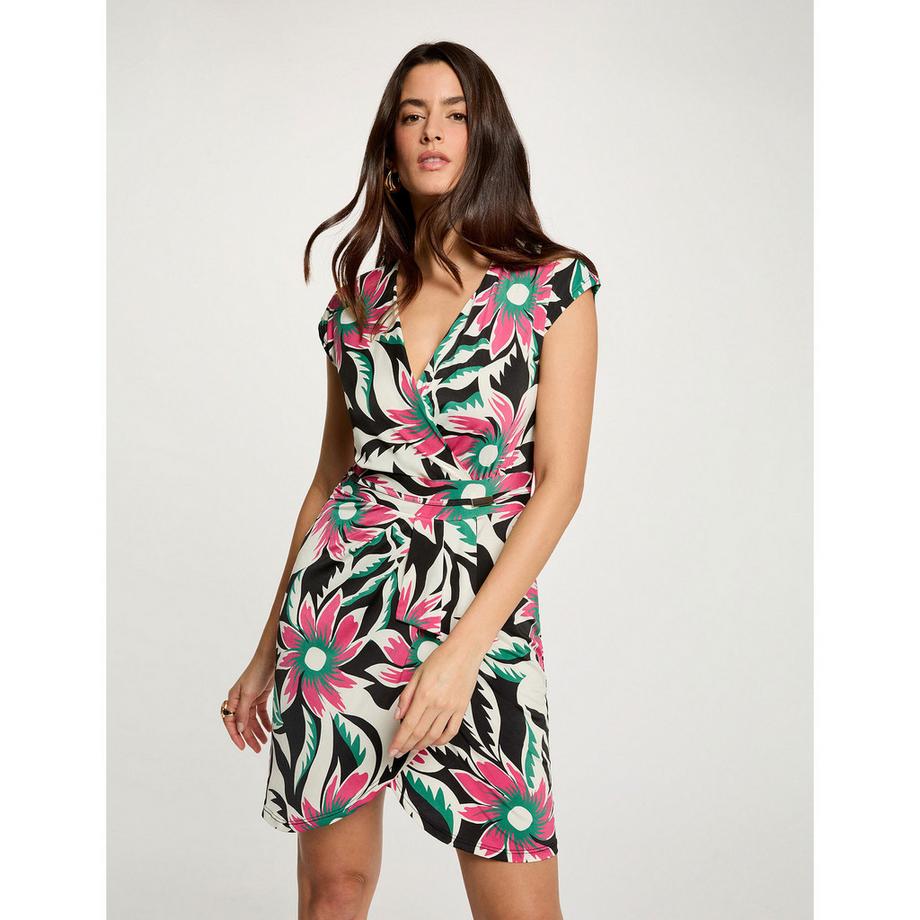 MORGAN Robe portefeuille à imprimé floral  