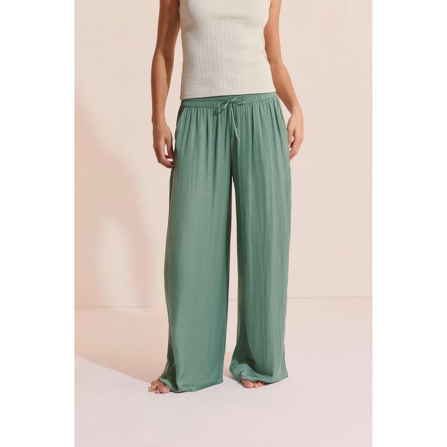 Etam Satinierte Weite Hose  