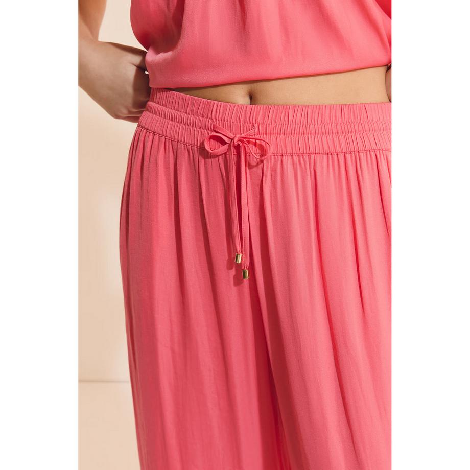 Etam Satinierte Weite Hose  