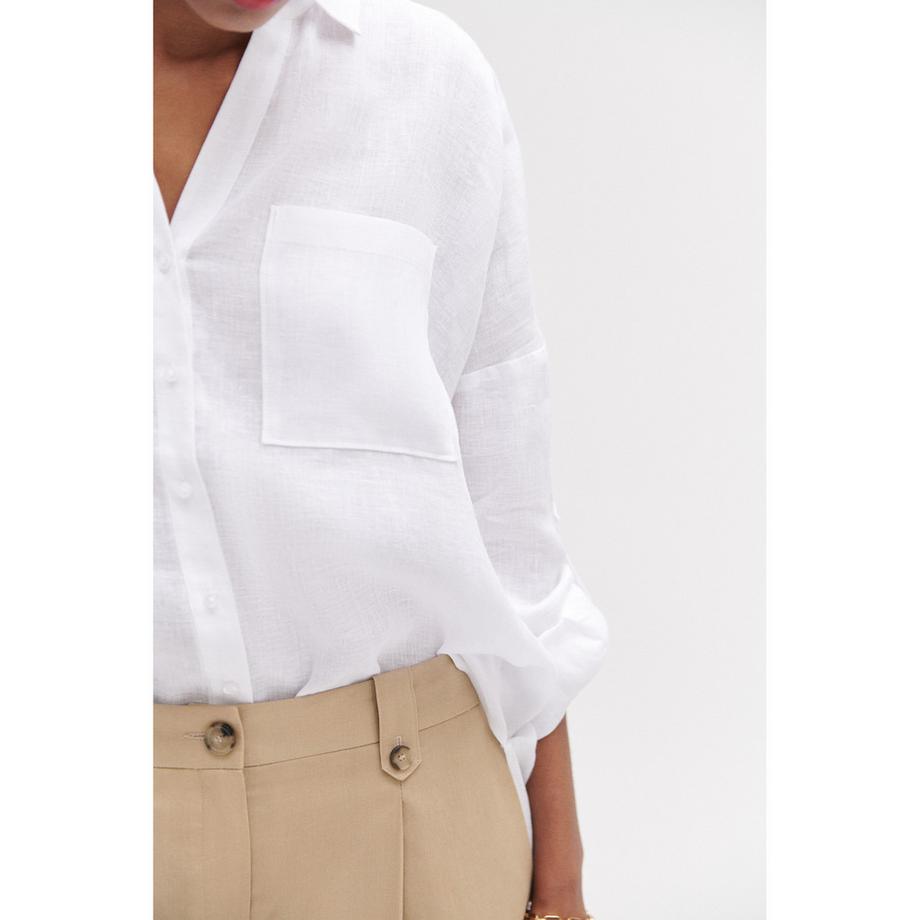 Caroll Camicia di lino a maniche lunghe  