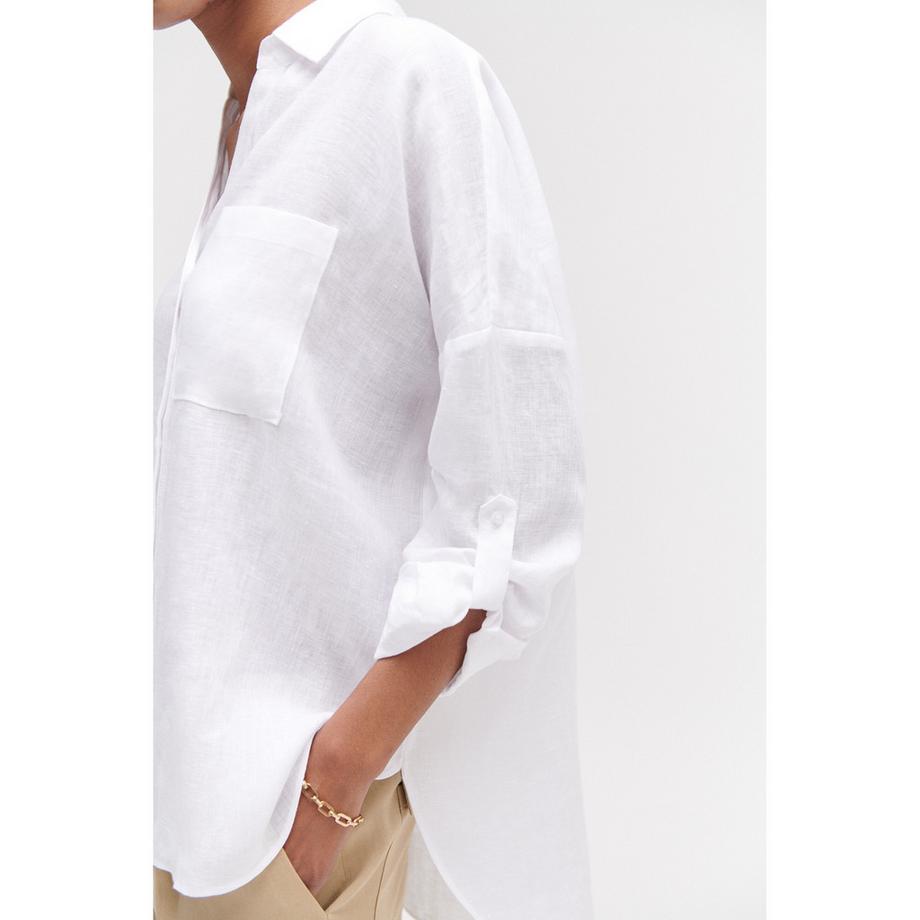 Caroll Camicia di lino a maniche lunghe  