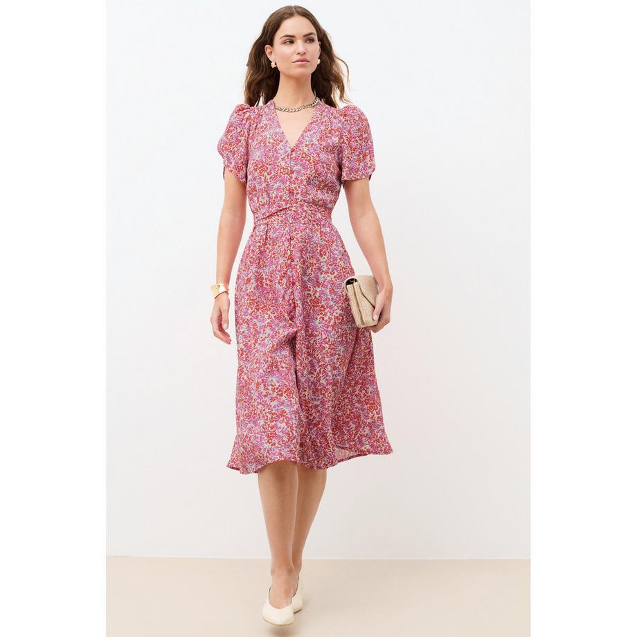 Robe temps libre, manches courtes