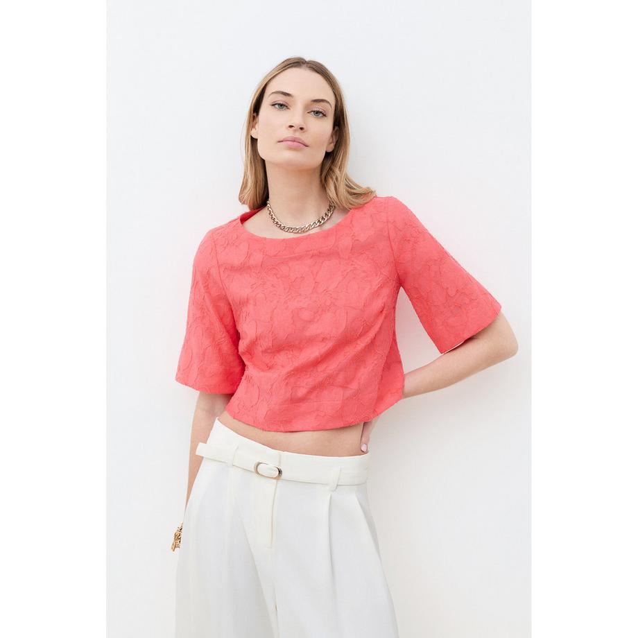 Chemise lin, manches courtes