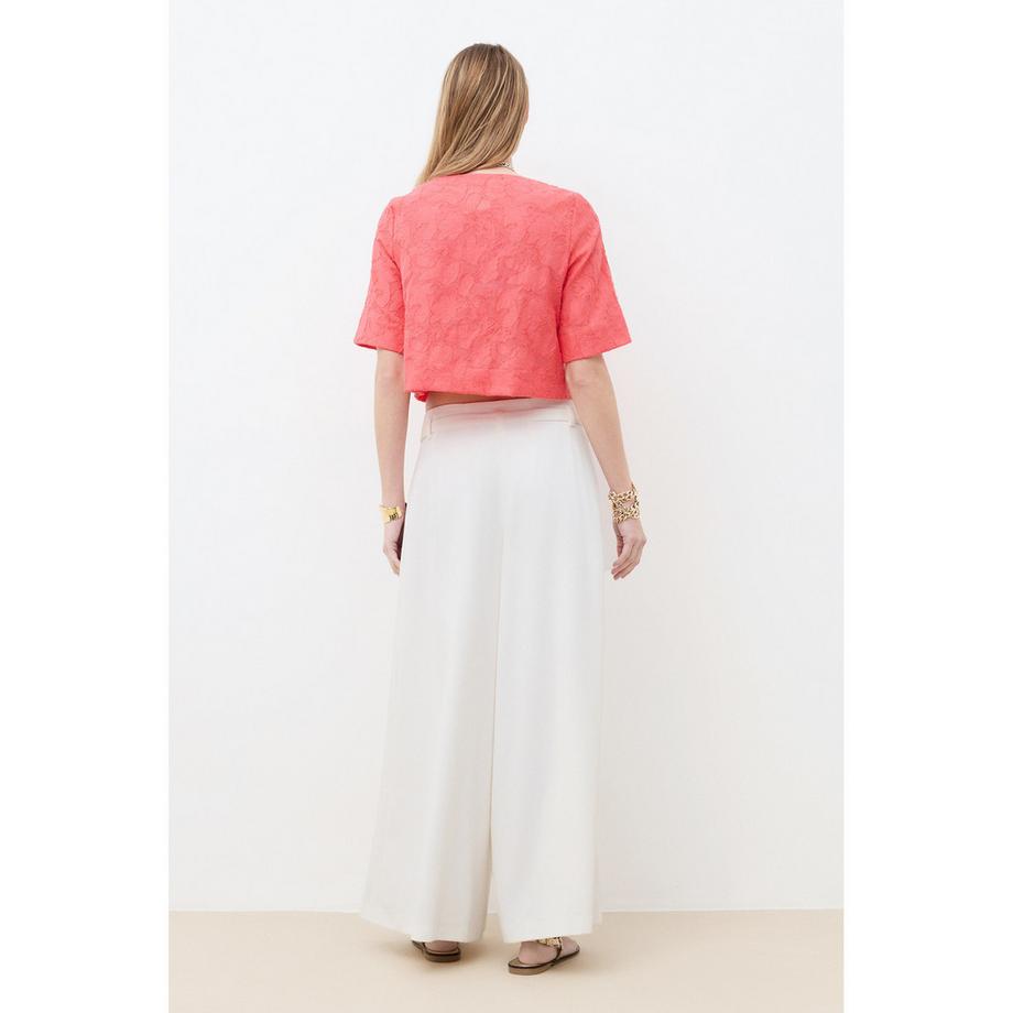 Caroll Camicia Lino Maniche Corte  