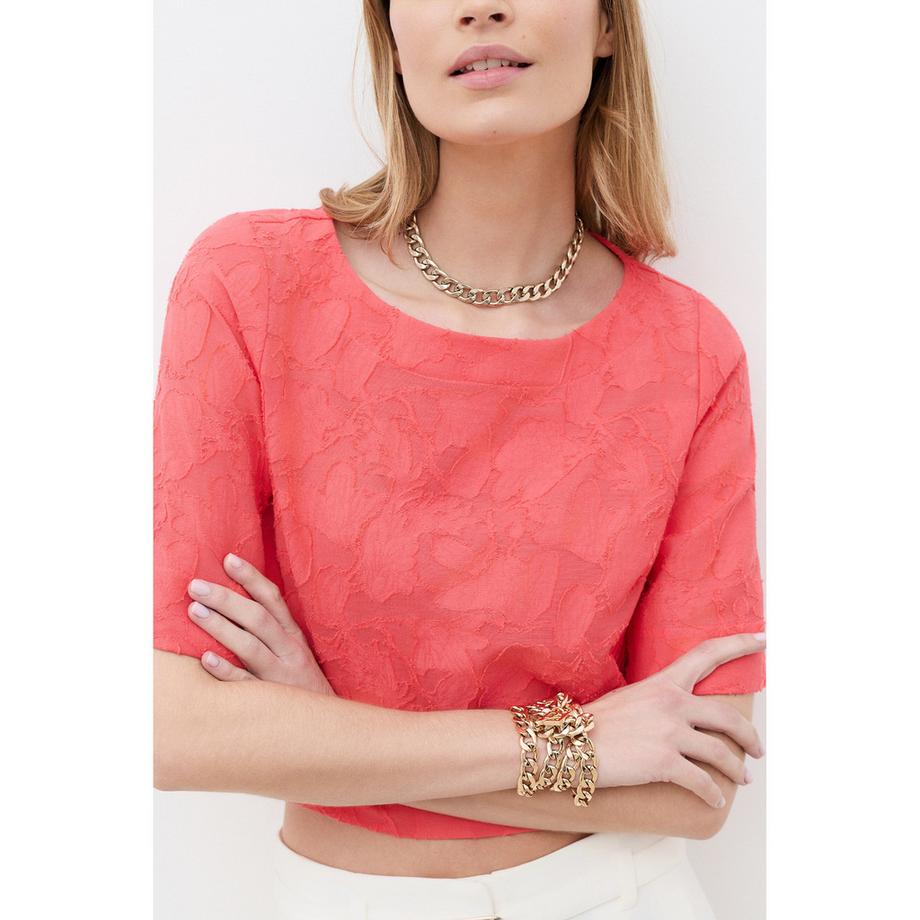 Caroll Camicia Lino Maniche Corte  