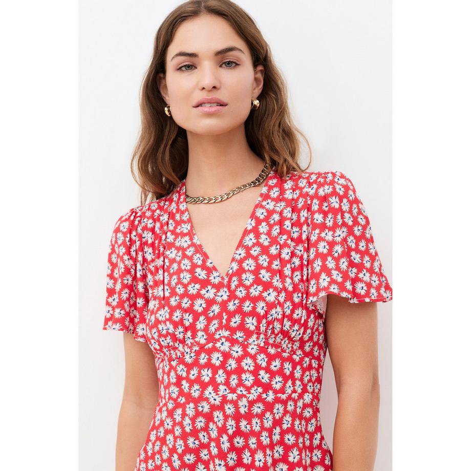 Caroll Vestito corto con stampa floreale  