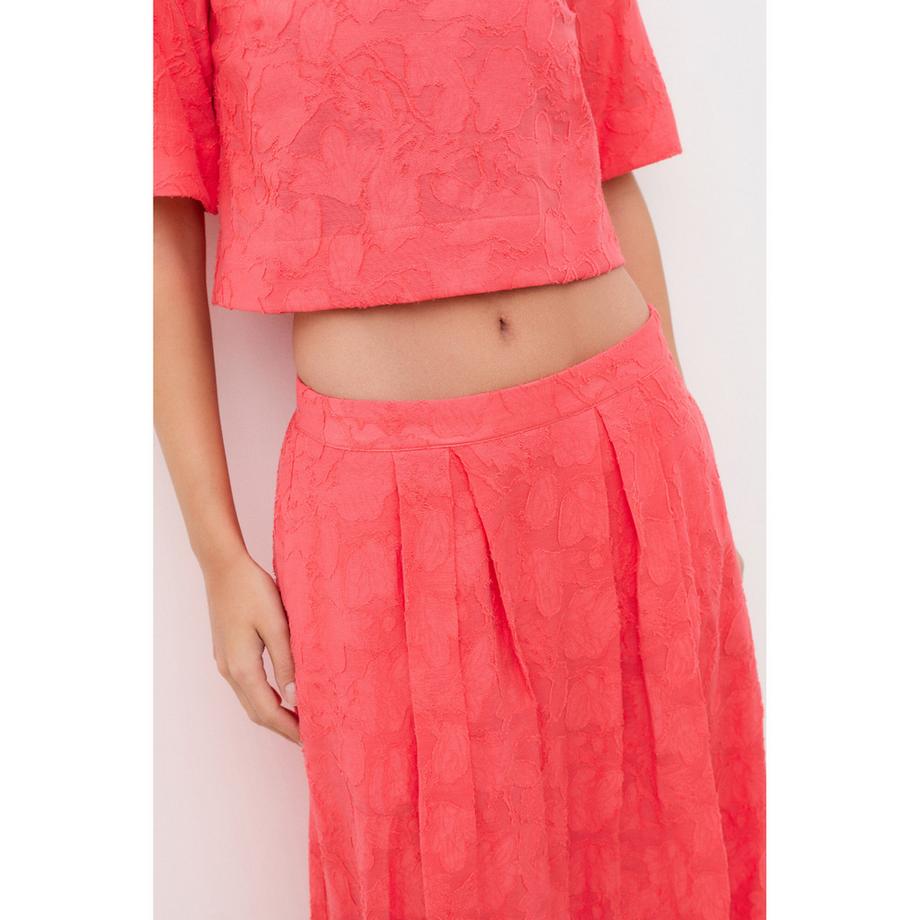 Caroll Gonna Midi Plissettata  