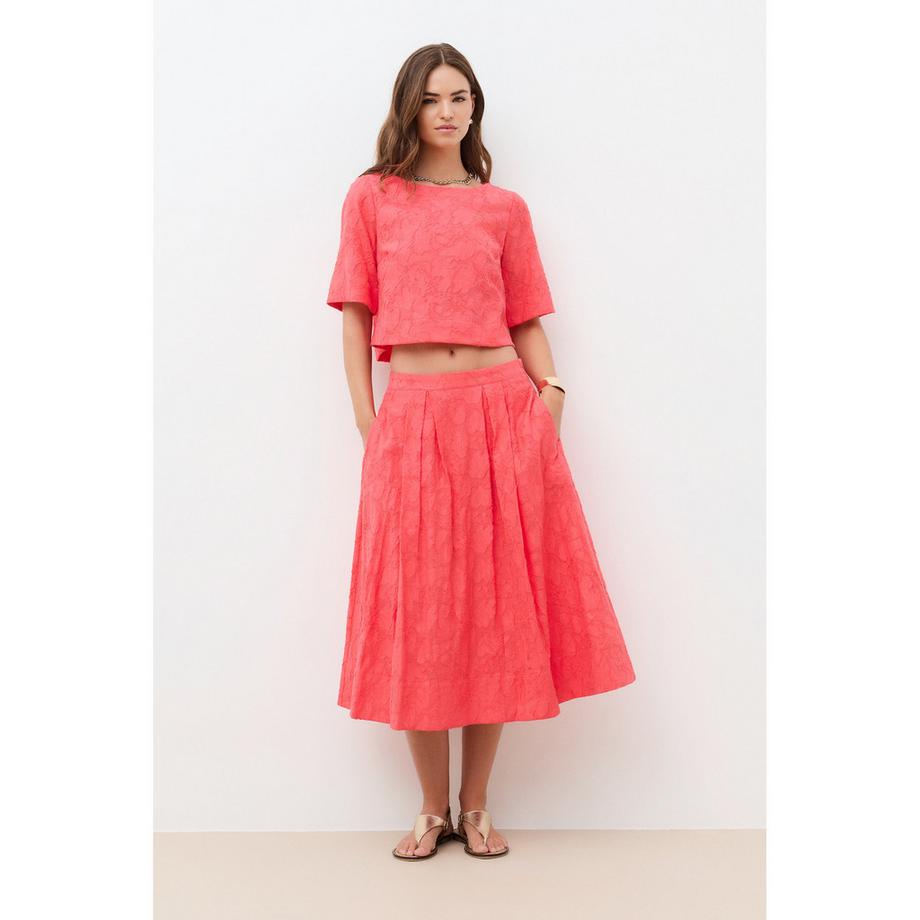 Caroll Gonna Midi Plissettata  