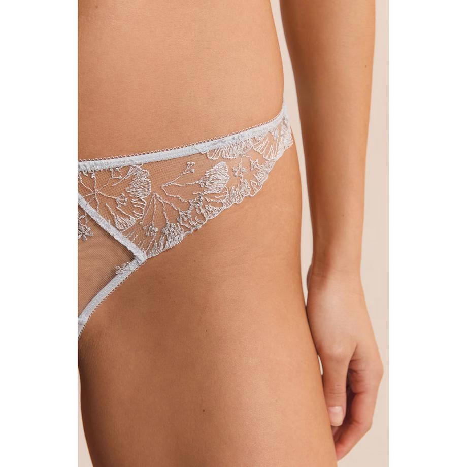 Etam Tanga mit Blumenstickerei  