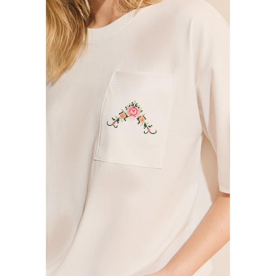 Etam  T-Shirt, Comfort Fit, kurzarm 