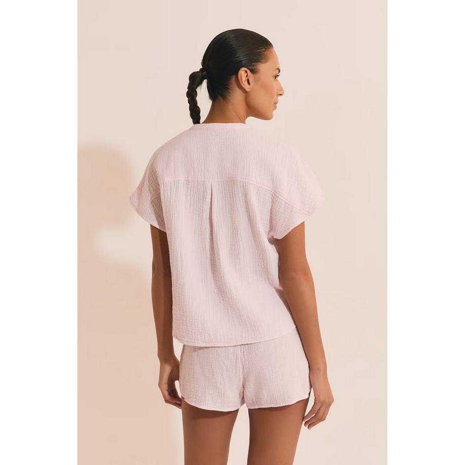 Etam Chemise à Manches Courtes  